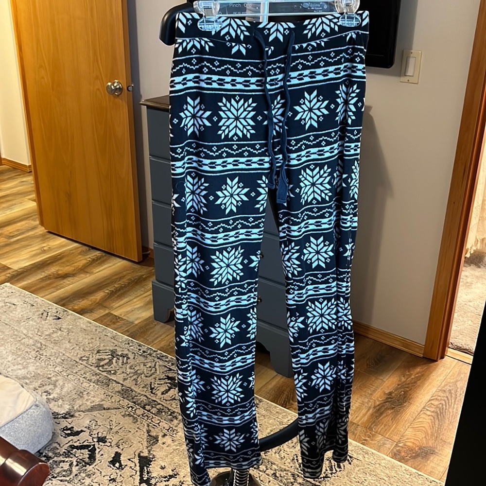 Winter fleece pajama pants